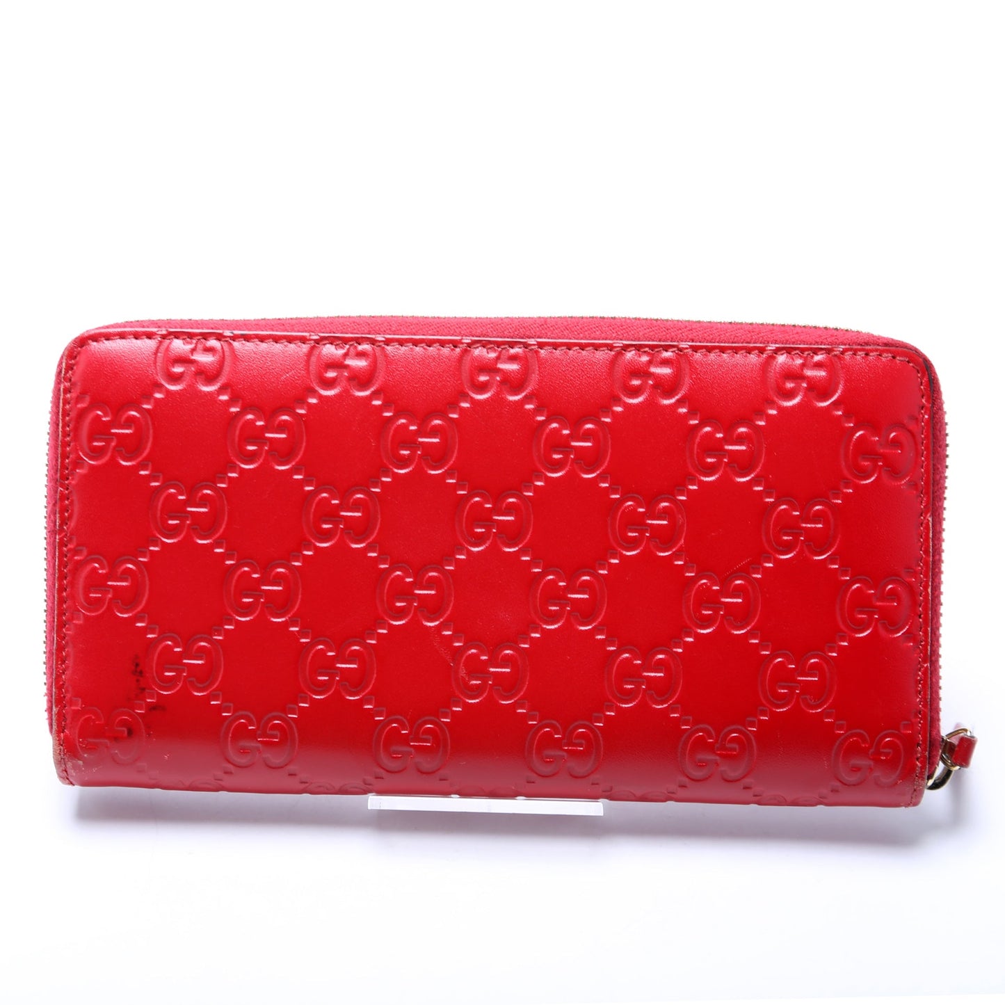 Gucci  Bow Zip Around Wallet Guccissima