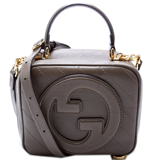 Blondie Leather Top Handle Bag