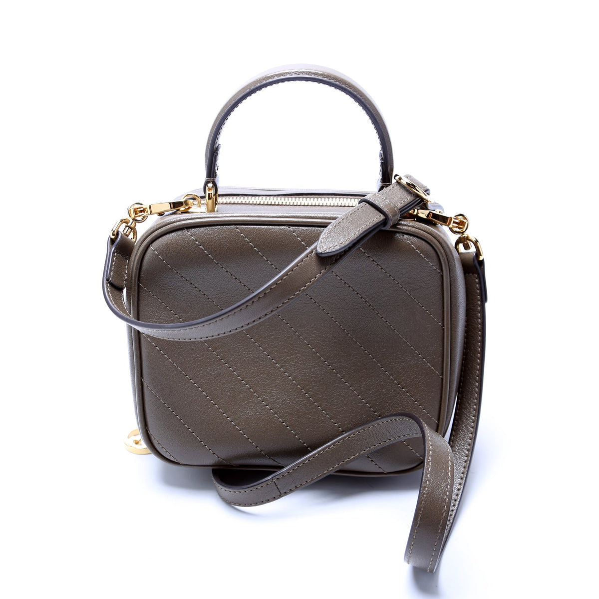 Blondie Leather Top Handle Bag