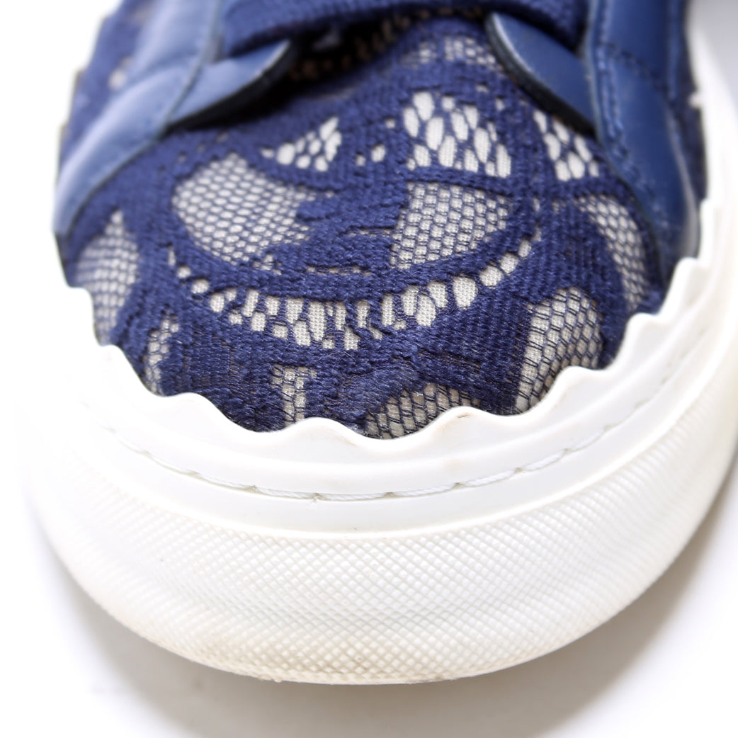 Lauren Lace Hightop Sneakers Size 39