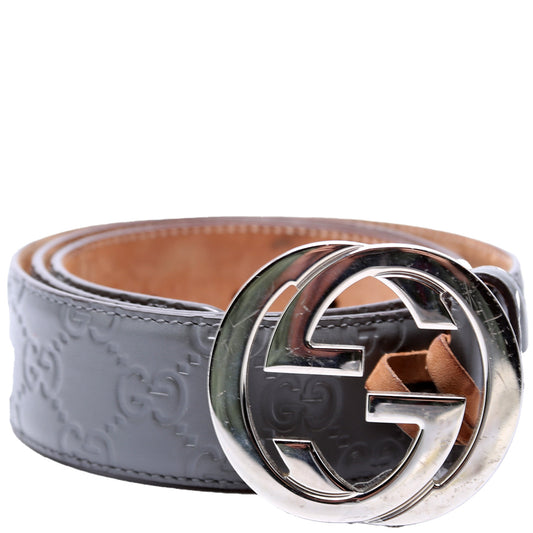 Guccissima Belt Size /