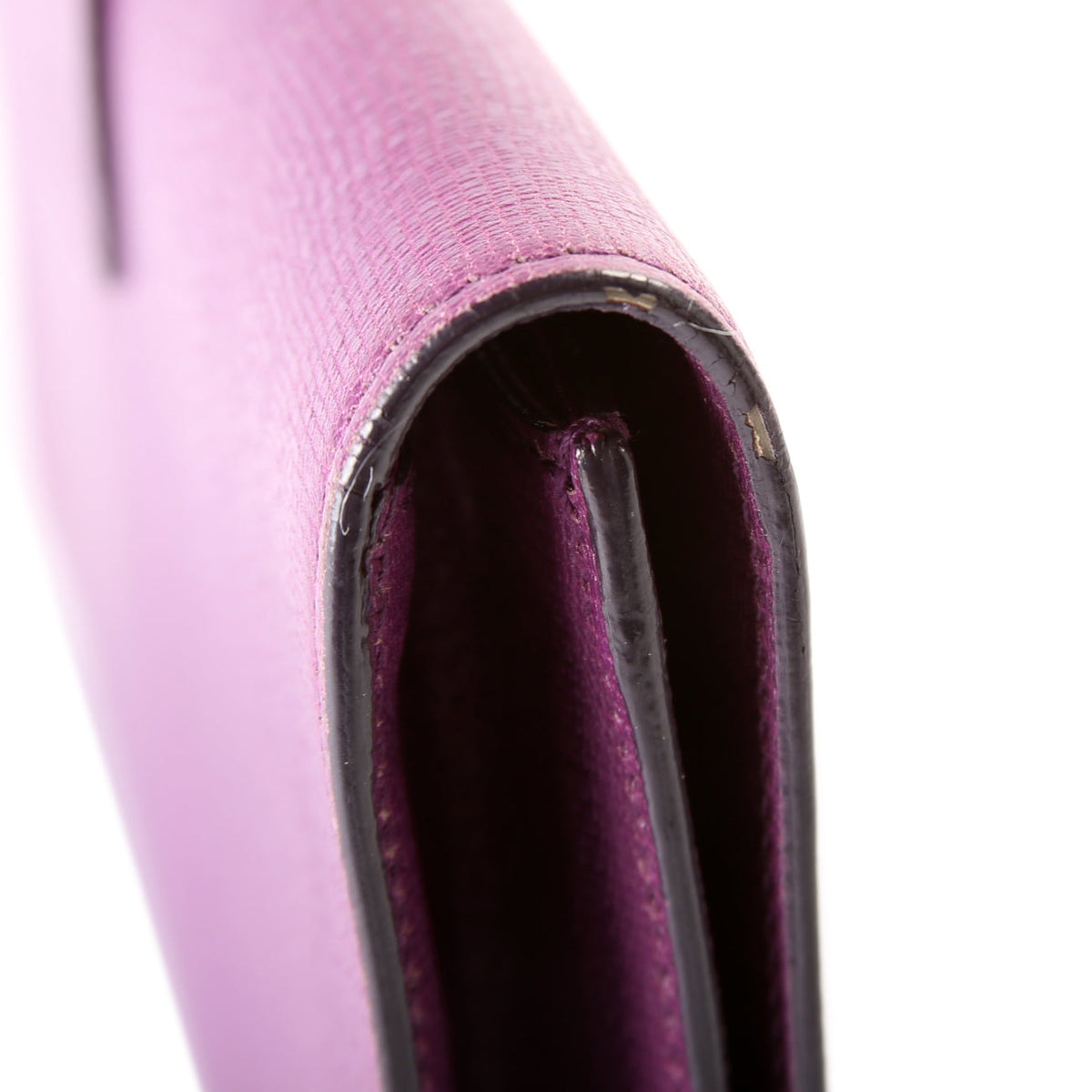 Classic Y Ligne Clutch Textured Leather