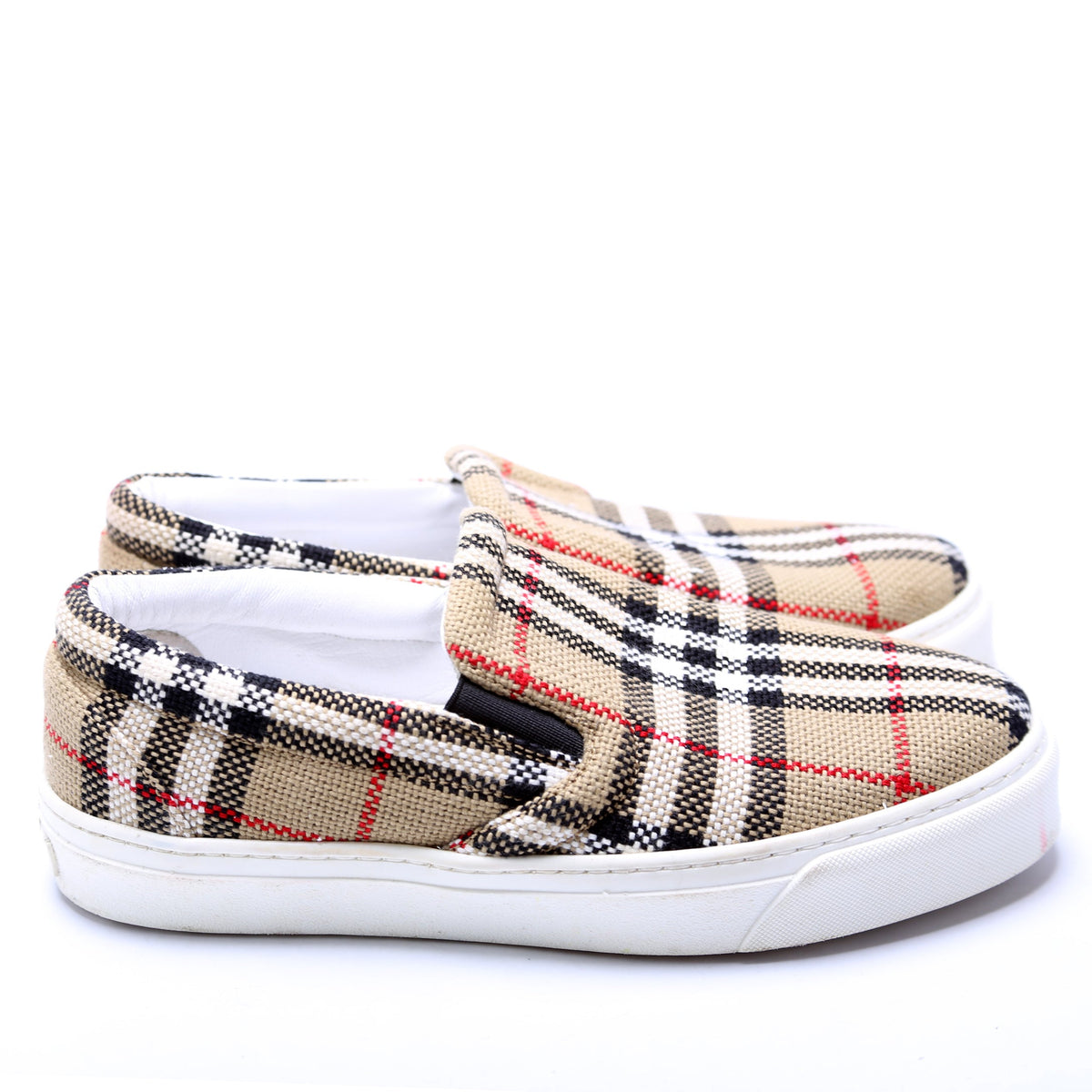 Check Slip On Sneakers Size 37
