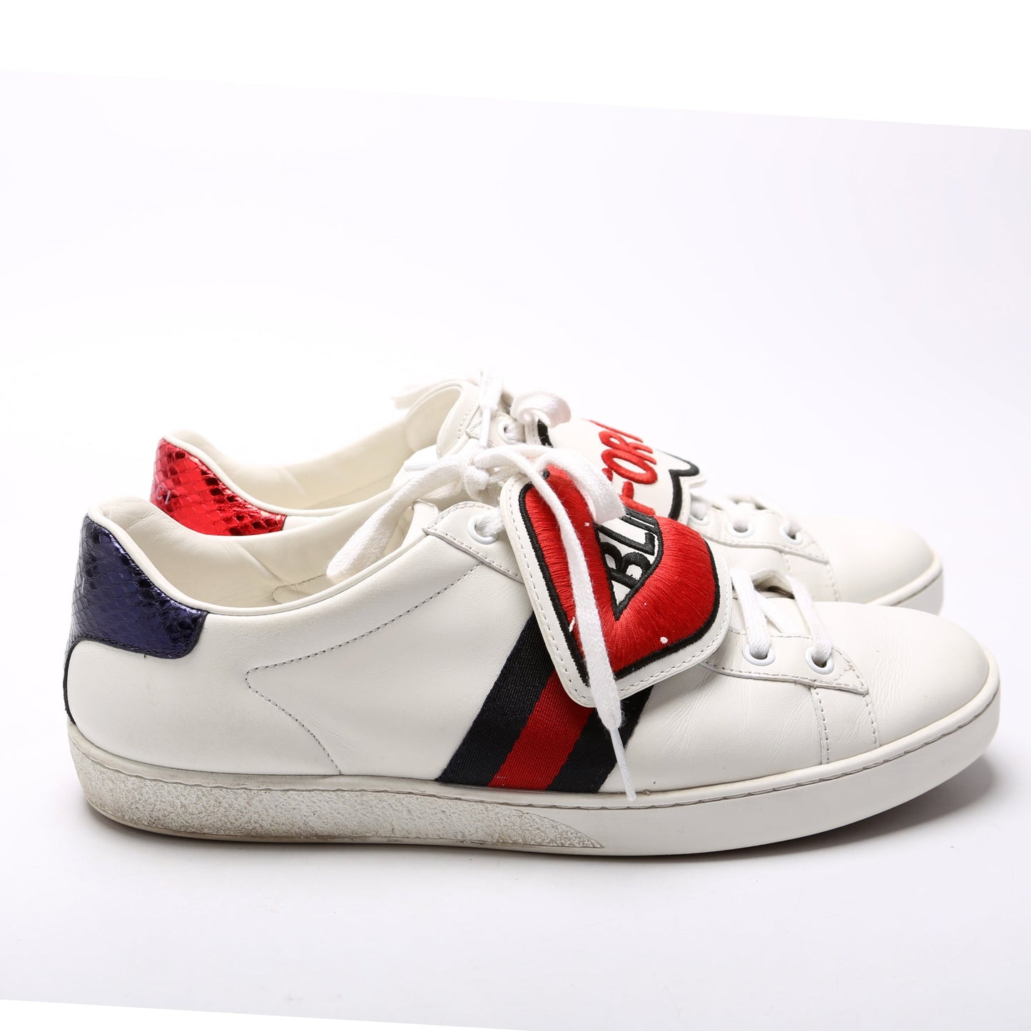 Gucci Ace Web Loved Sneakers Size