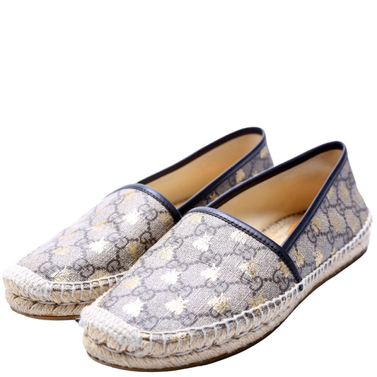Gucci GG Bee Espadrilles Size