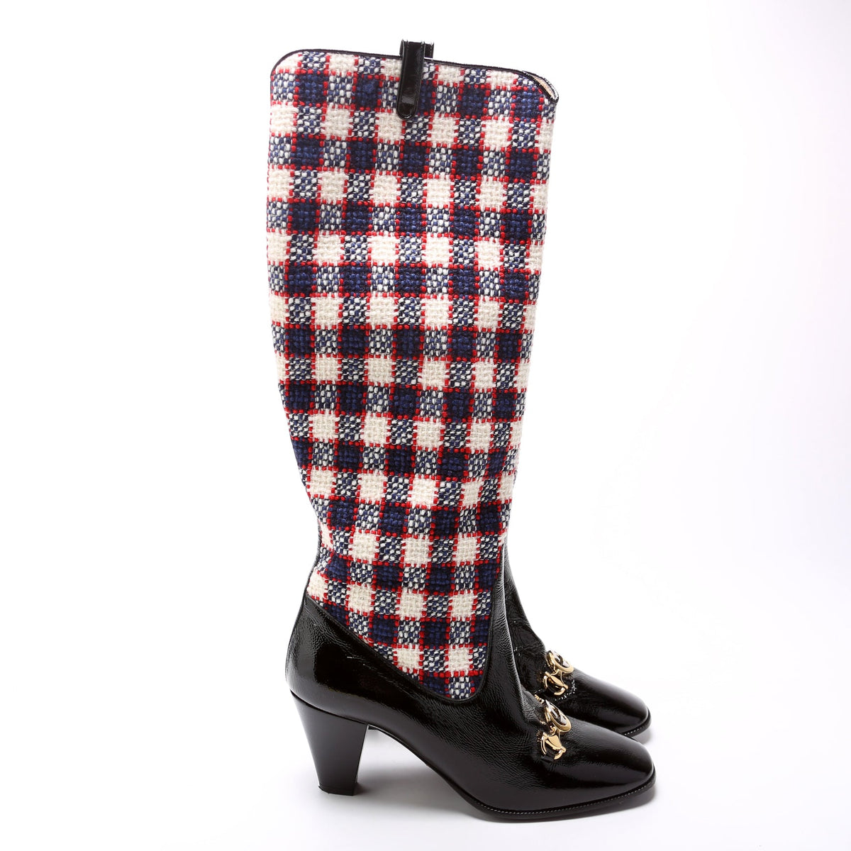 GG Knee High Boots Size