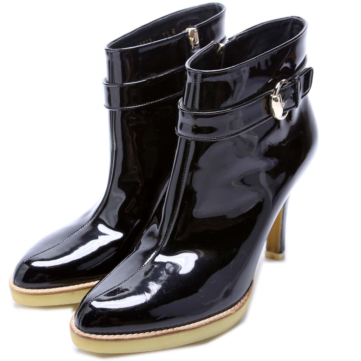 Patent Ankle Booties Size .