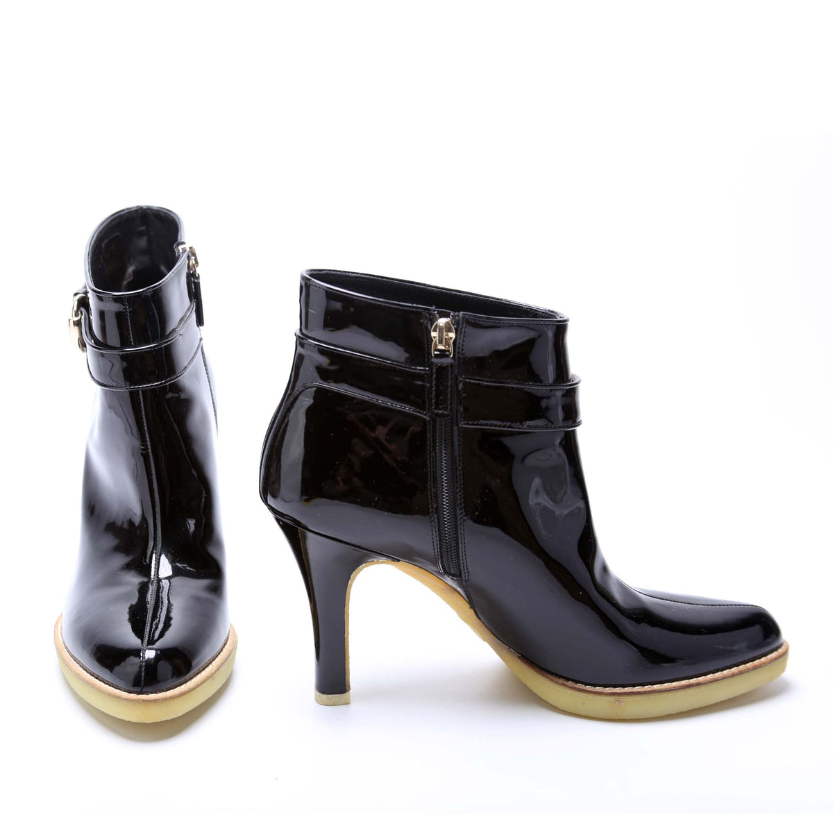 Patent Ankle Booties Size .