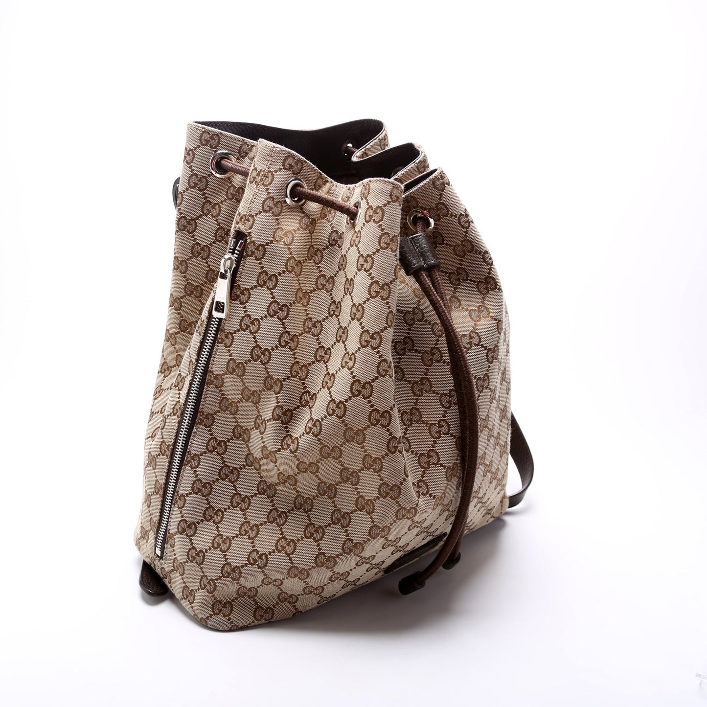 GG Canvas Drawstring Backpack