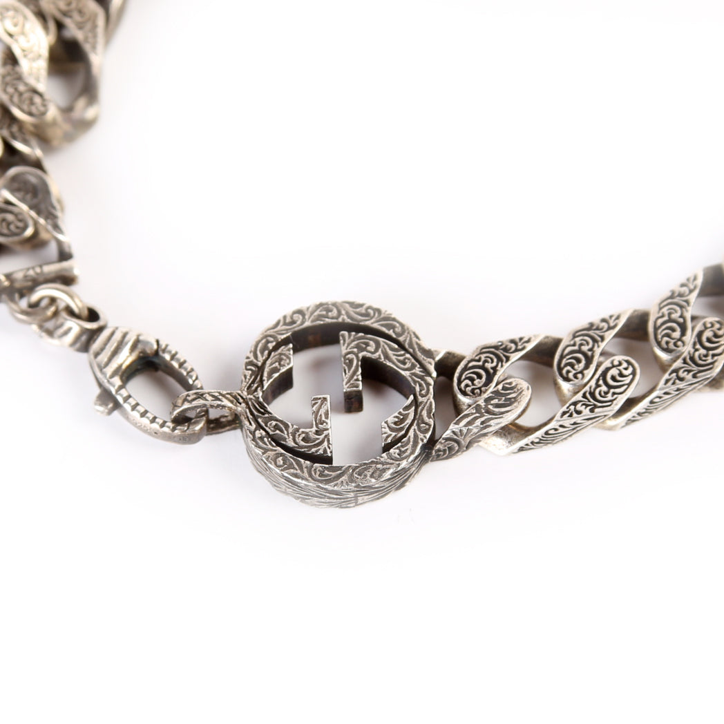 Gucci Interlocking GG Chain  Bracelet