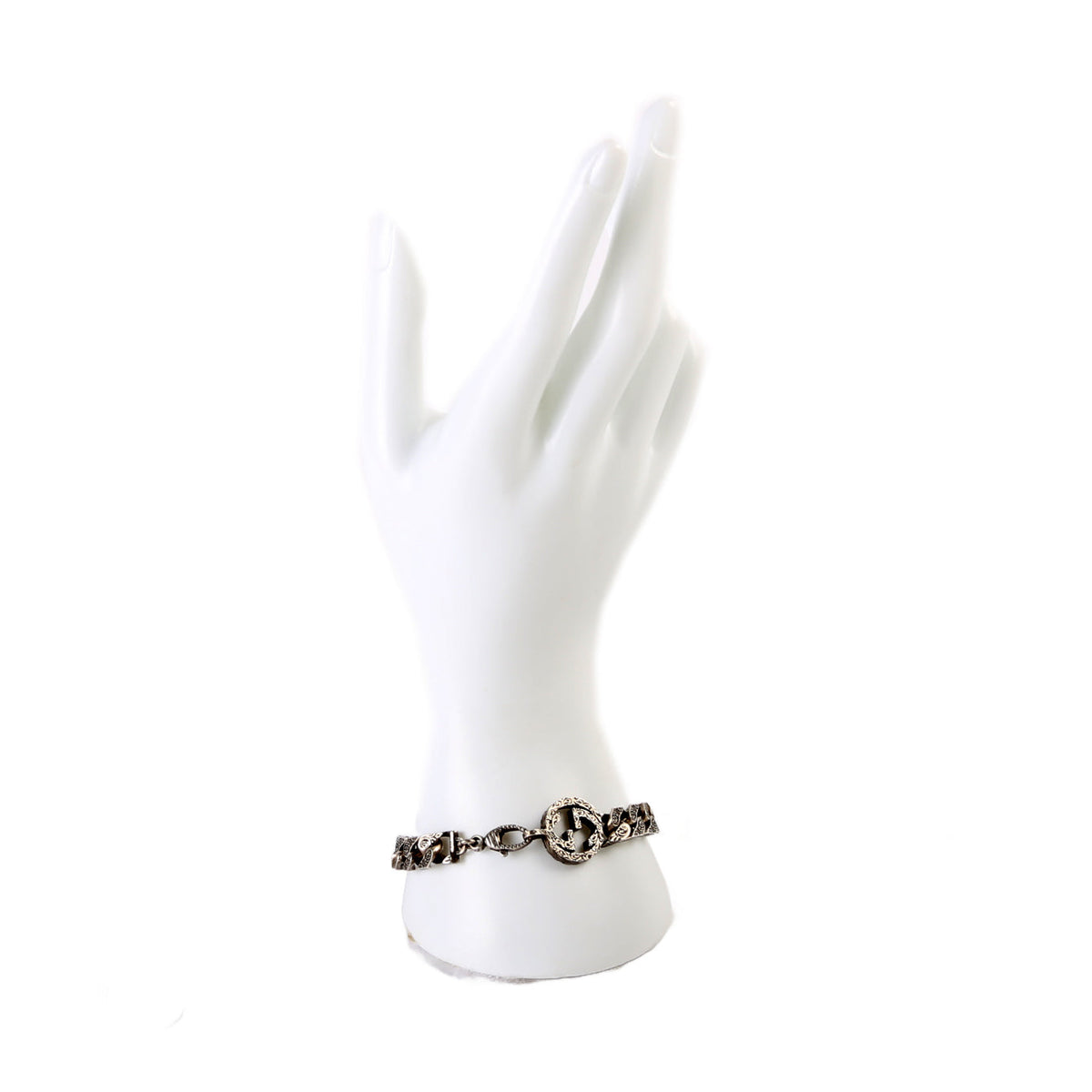 Interlocking GG Chain  Bracelet