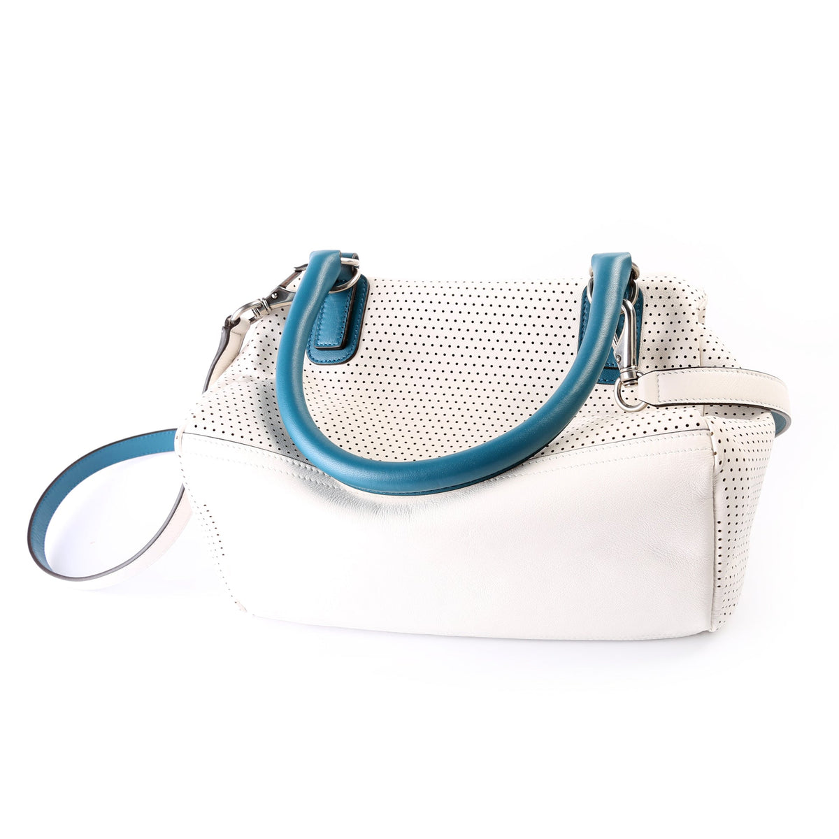 Pandora Perforated Lambskin Satchel Small