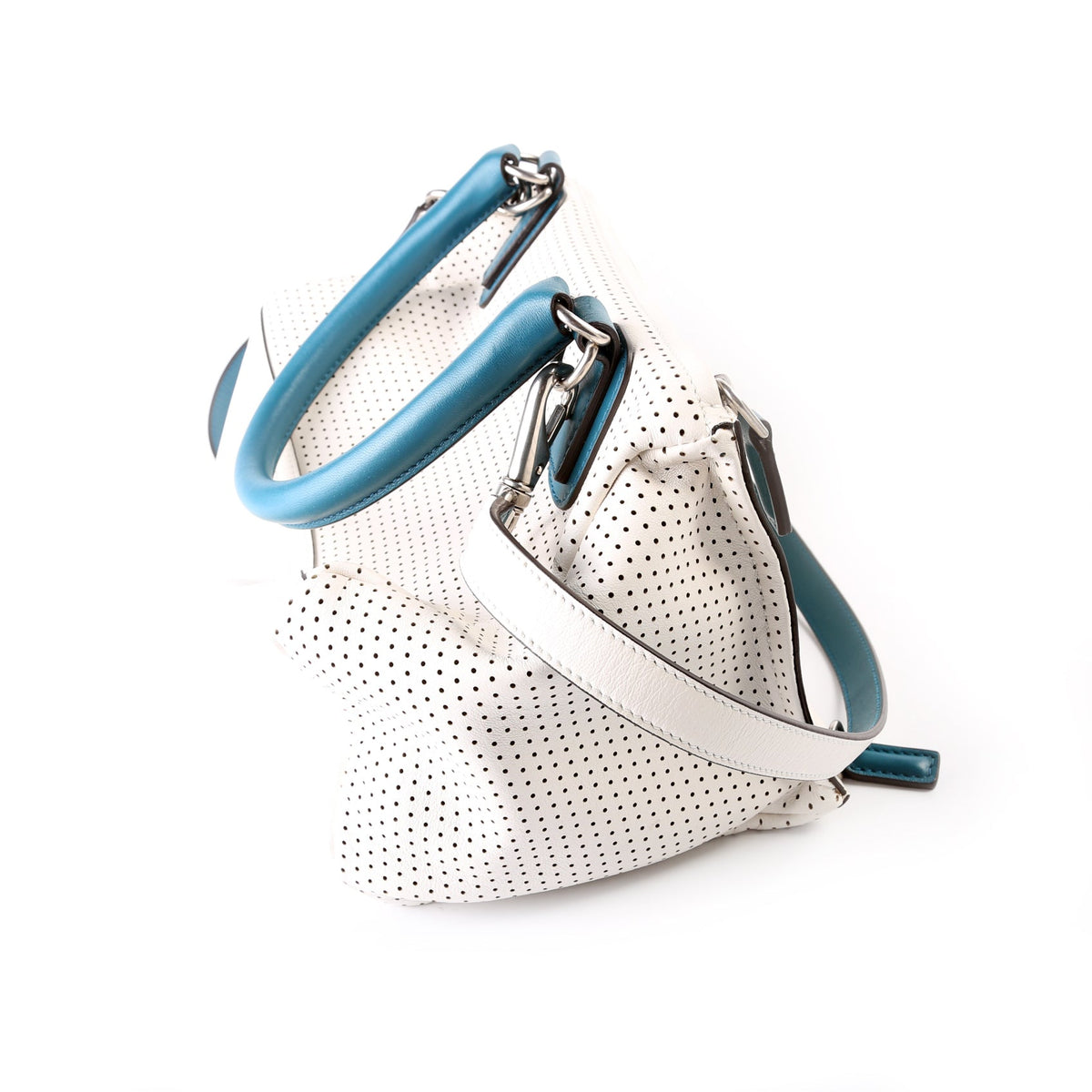Pandora Perforated Lambskin Satchel Small