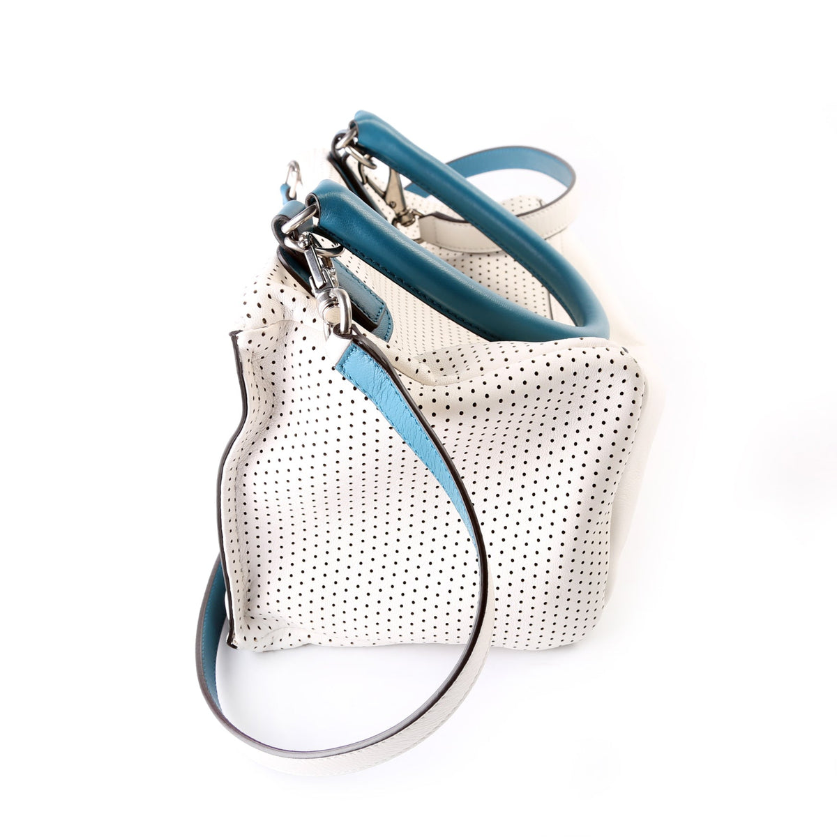 Pandora Perforated Lambskin Satchel Small
