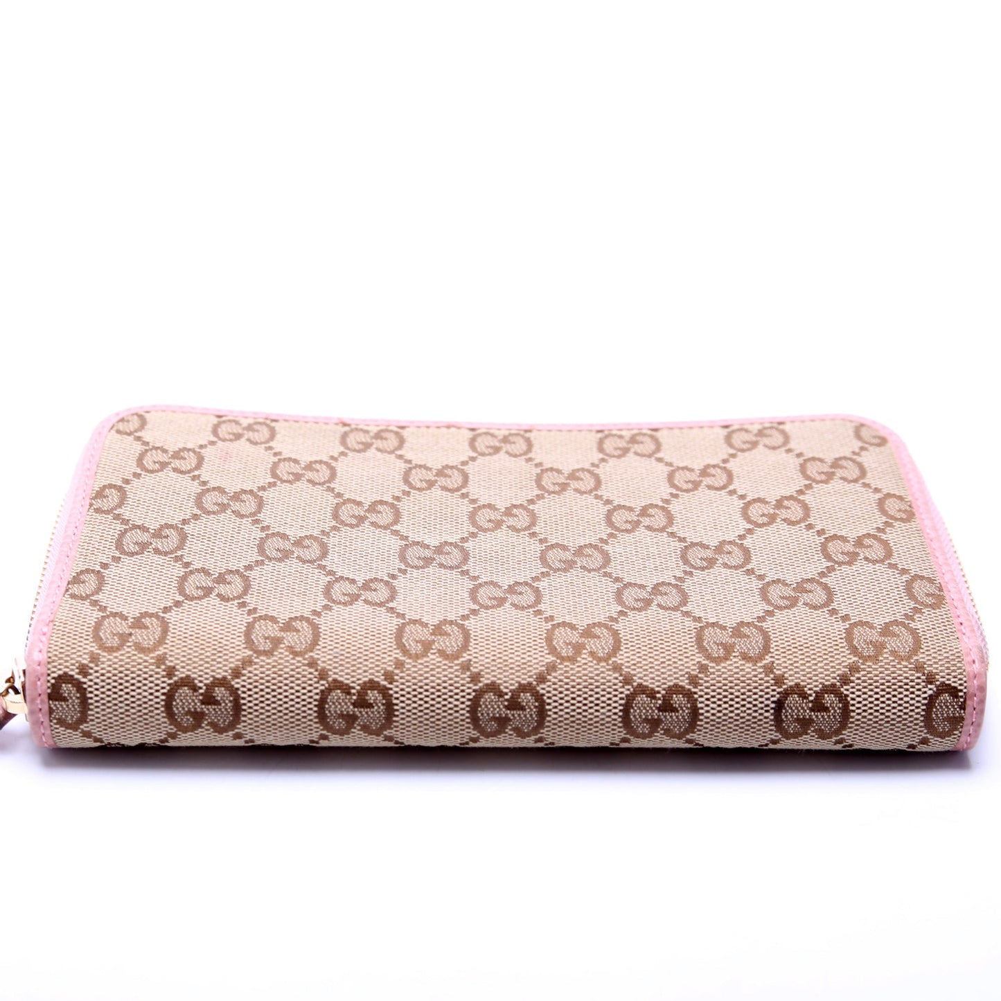 GG Canvas Zip Around Wallet