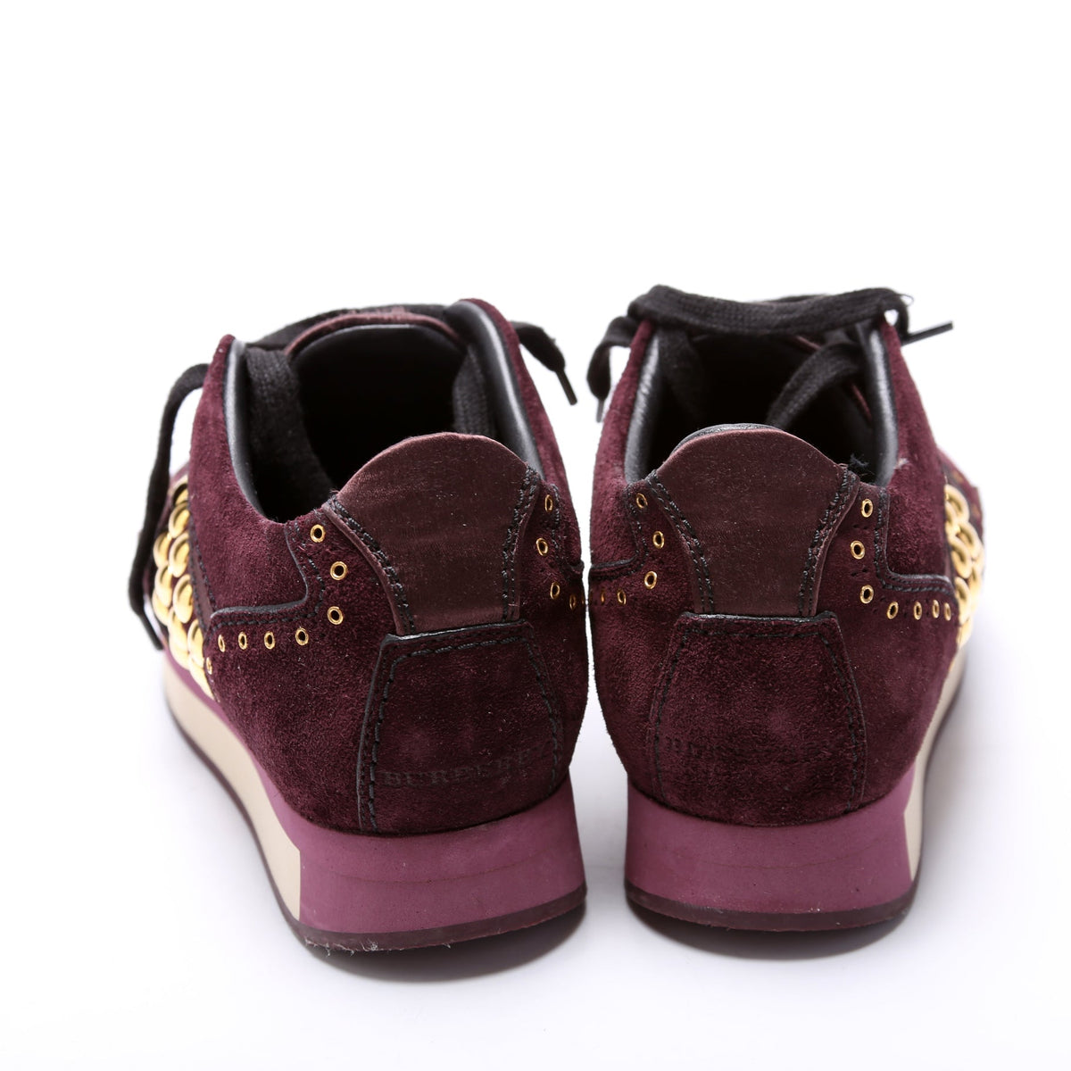 Studded Suede/Satin Sneakers Size 37