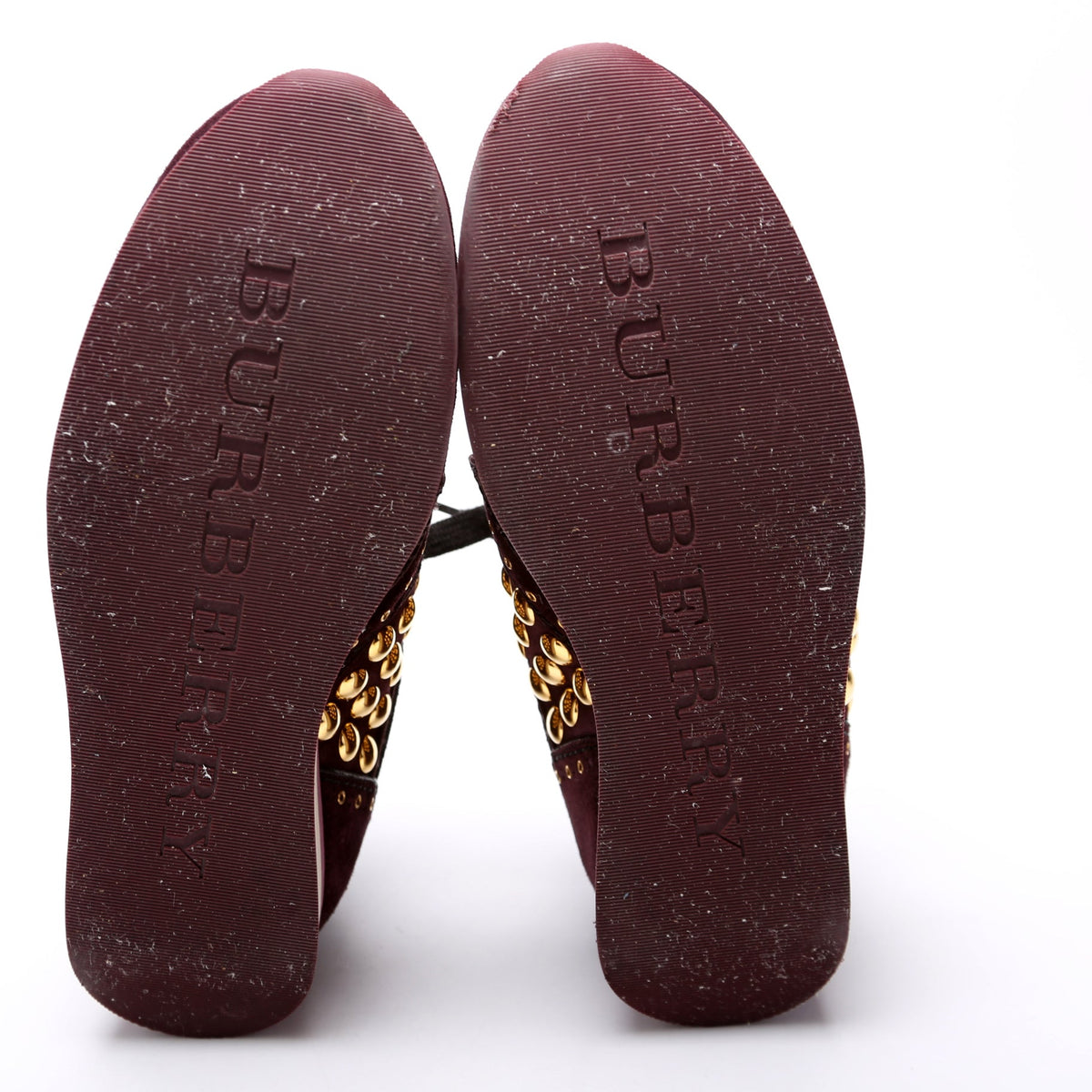 Studded Suede/Satin Sneakers Size 37