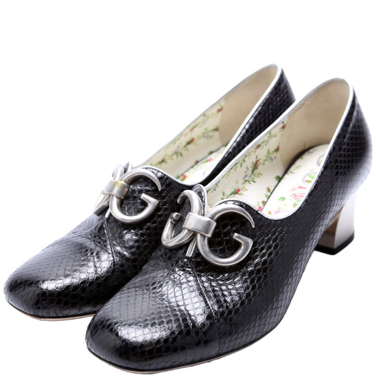 Gucci GG Patent Loafers Size .