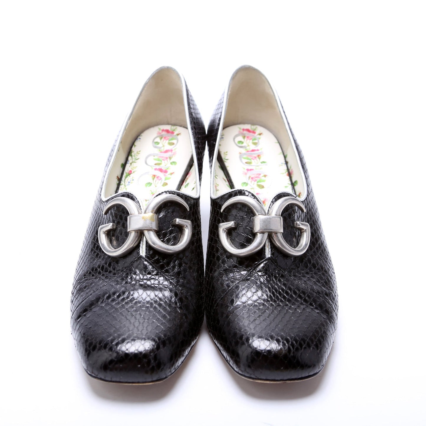 Gucci GG Patent Loafers Size .