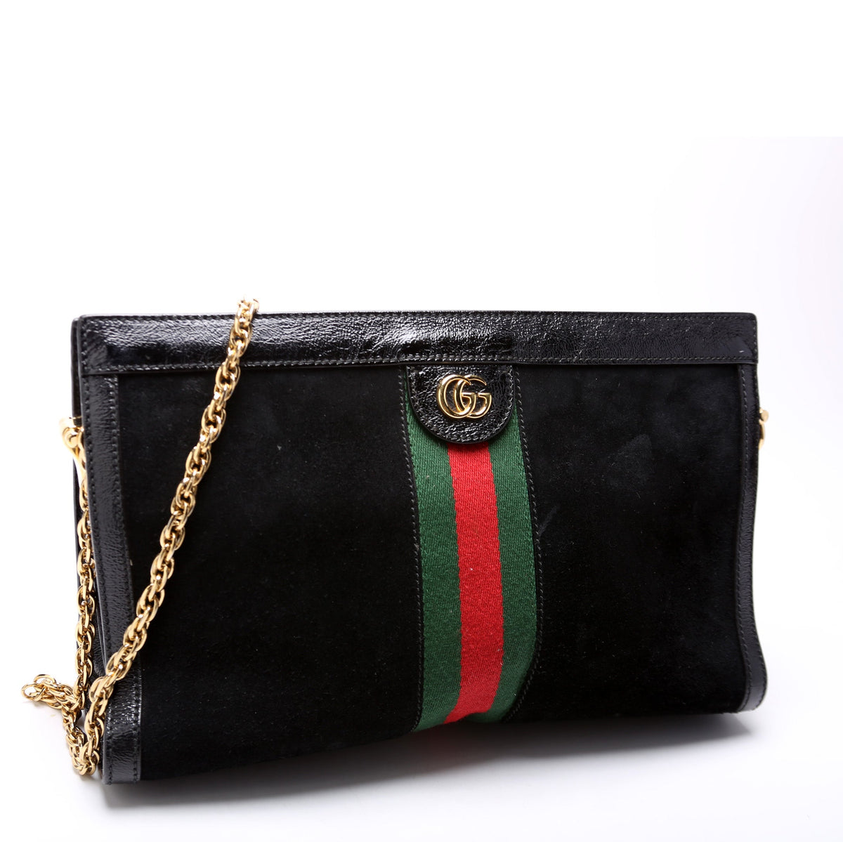 Ophidia Suede Shoulder Web Medium
