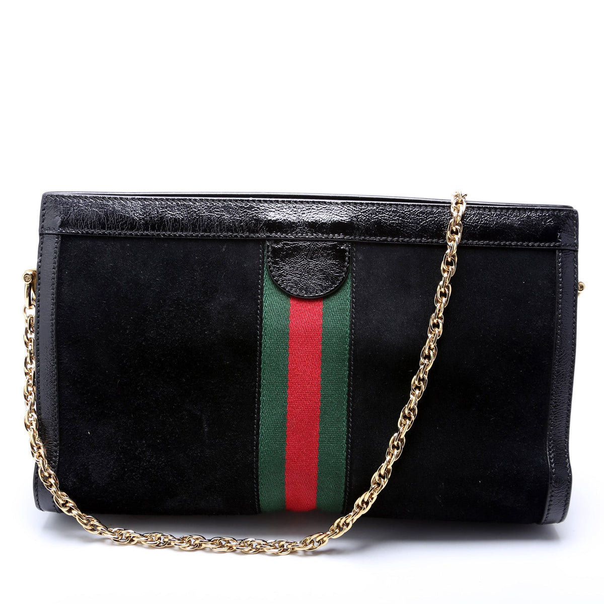 Ophidia Suede Shoulder Web Medium