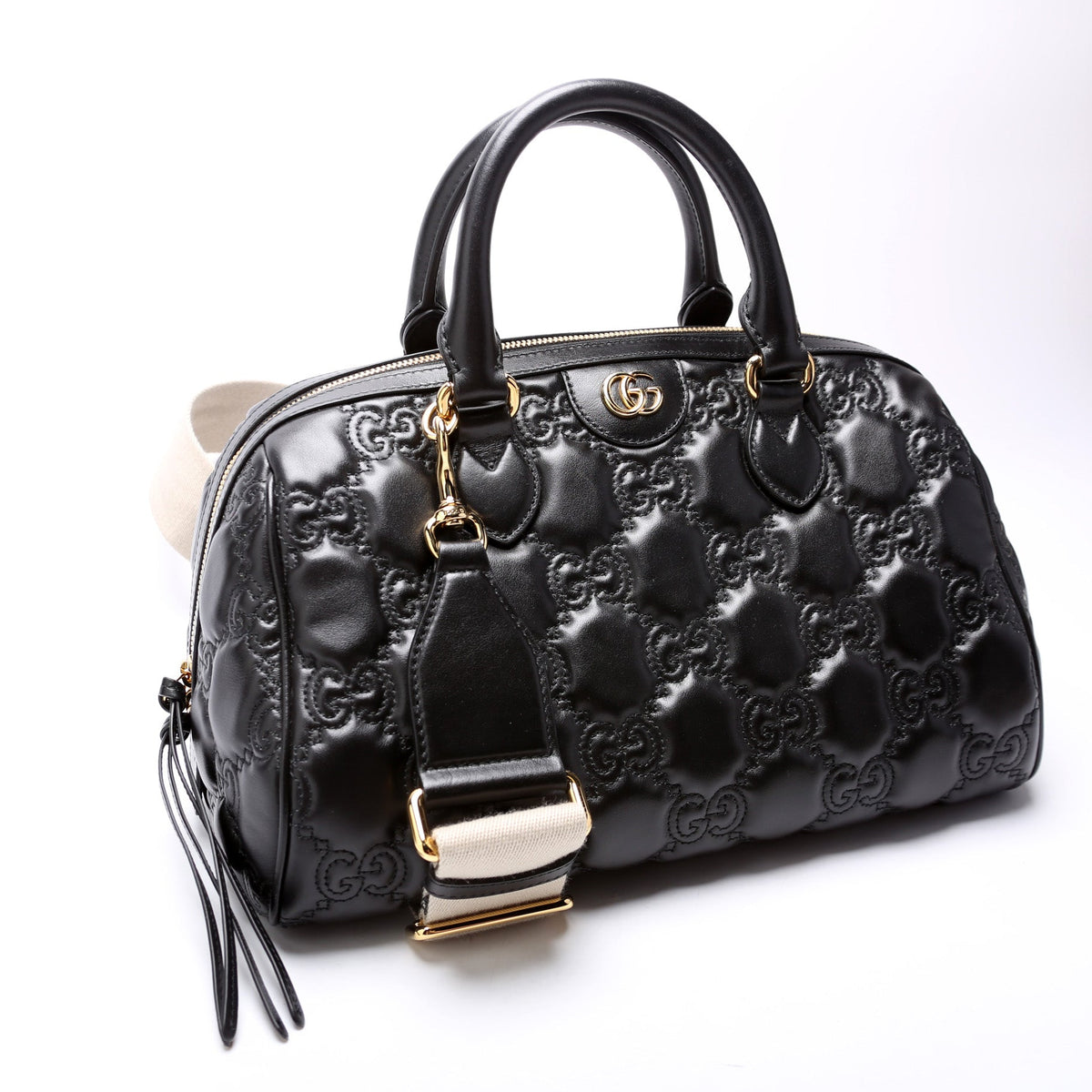 GG Matelasse Medium Bowler Bag