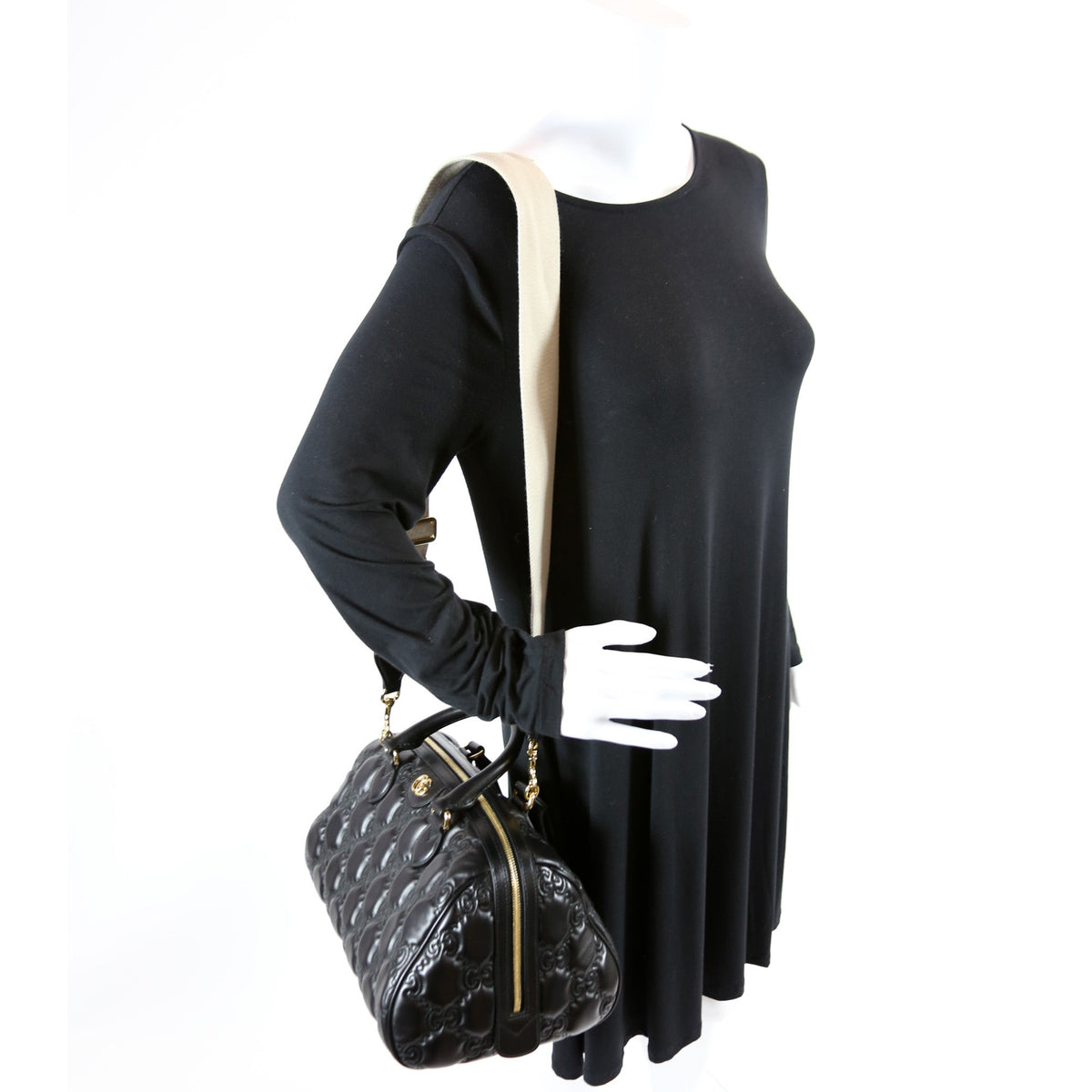 GG Matelasse Medium Bowler Bag