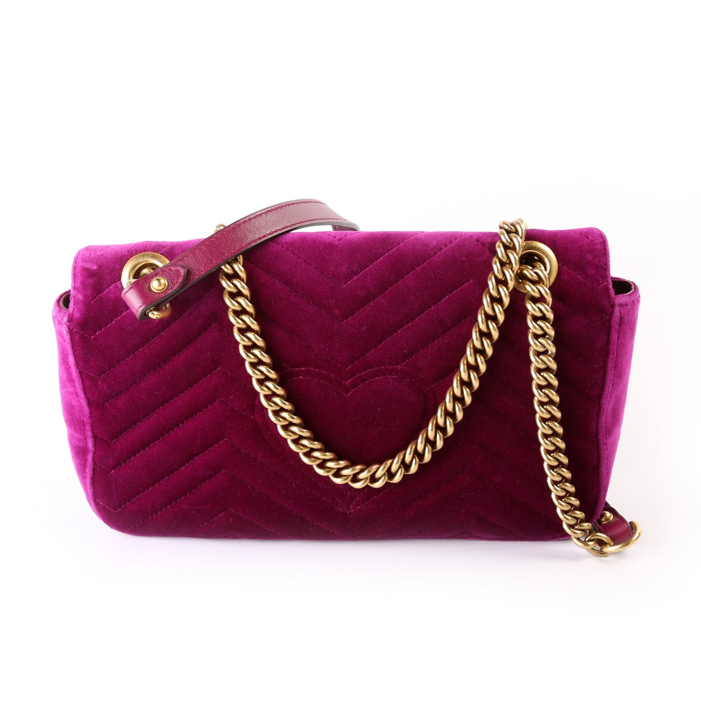 Gucci Marmont Shoulder Velvet Small Flap