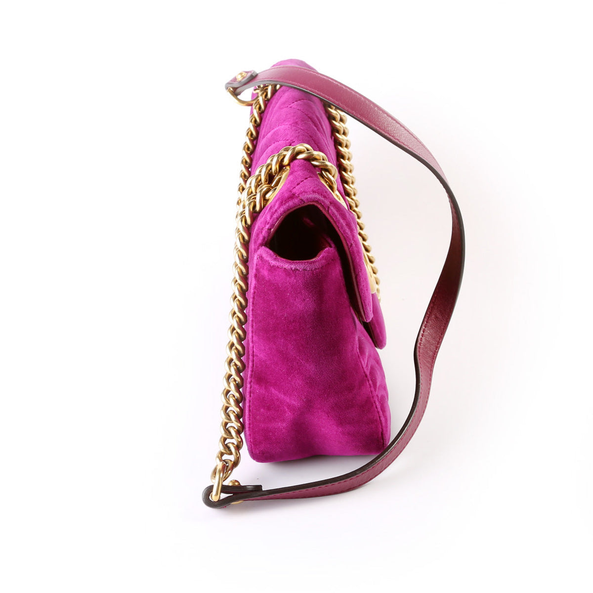 Marmont Shoulder Velvet Small Flap