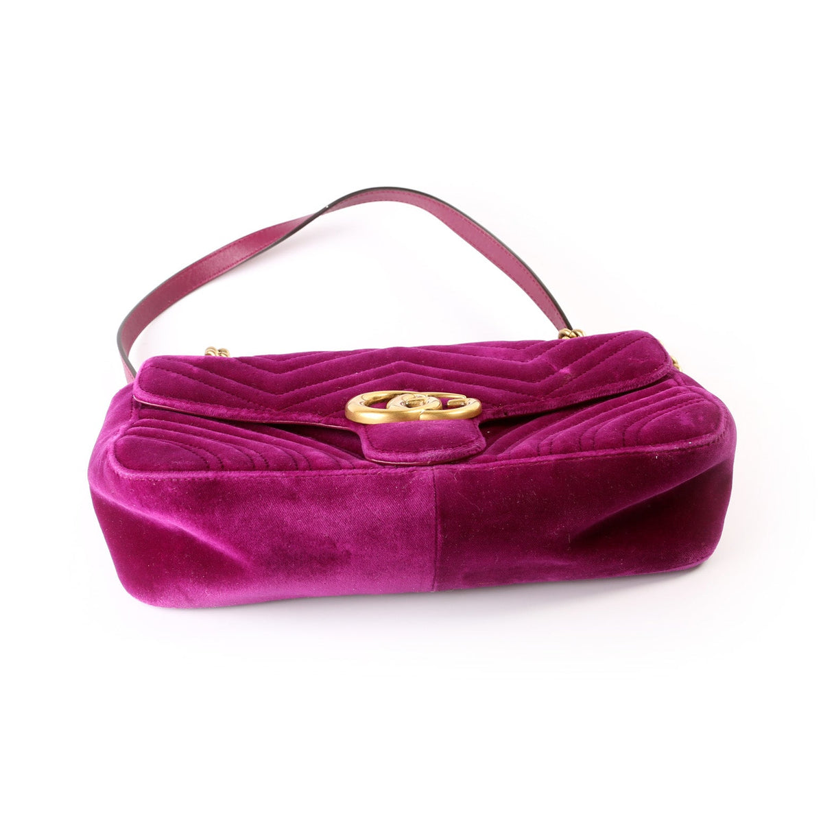 Marmont Shoulder Velvet Small Flap