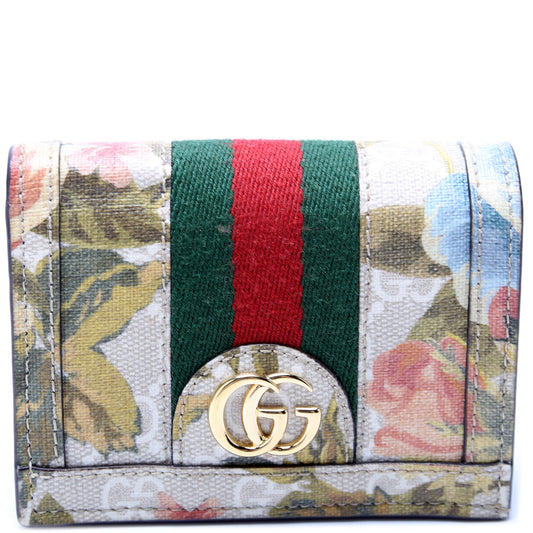 Ophidia GG Card Case Wallet