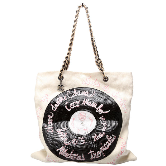 Paris-Cuba Canvas Large Shopping Tote 23M