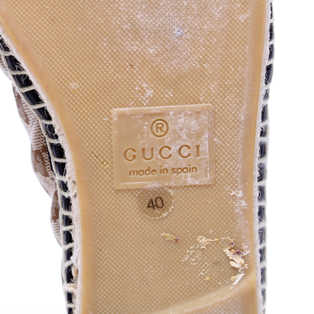 GG Marmont Espadrille Size