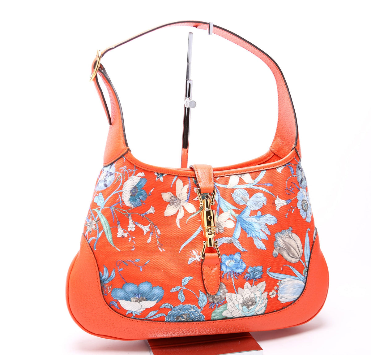 Jackie Medium Flora Canvas Hobo