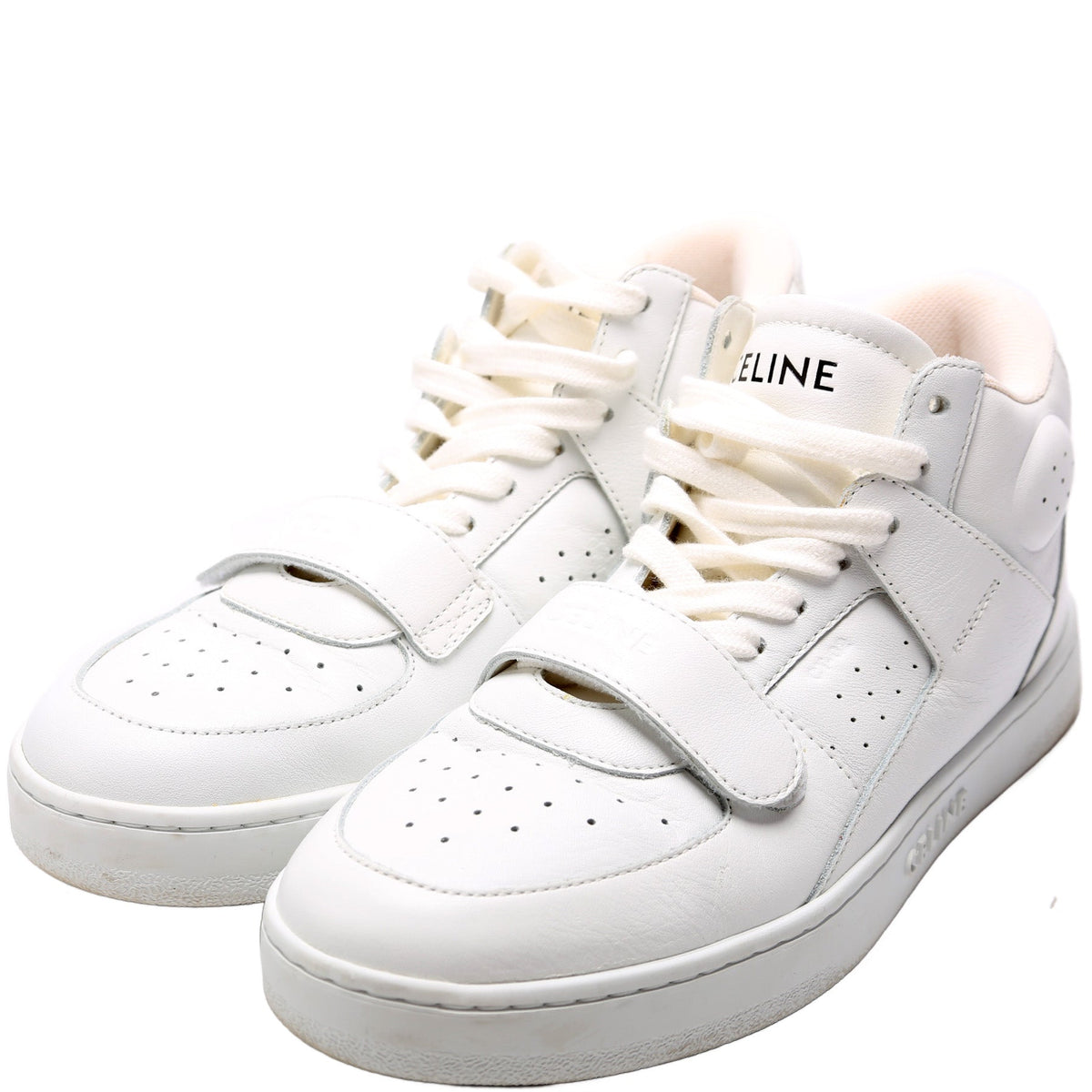 Leather Logo Sneakers Size 36