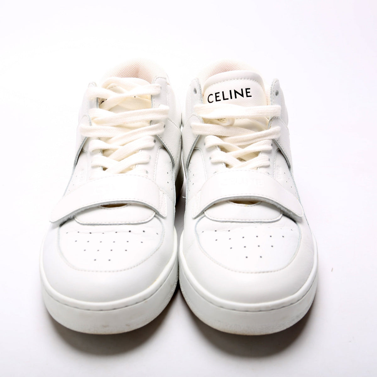 Leather Logo Sneakers Size 36