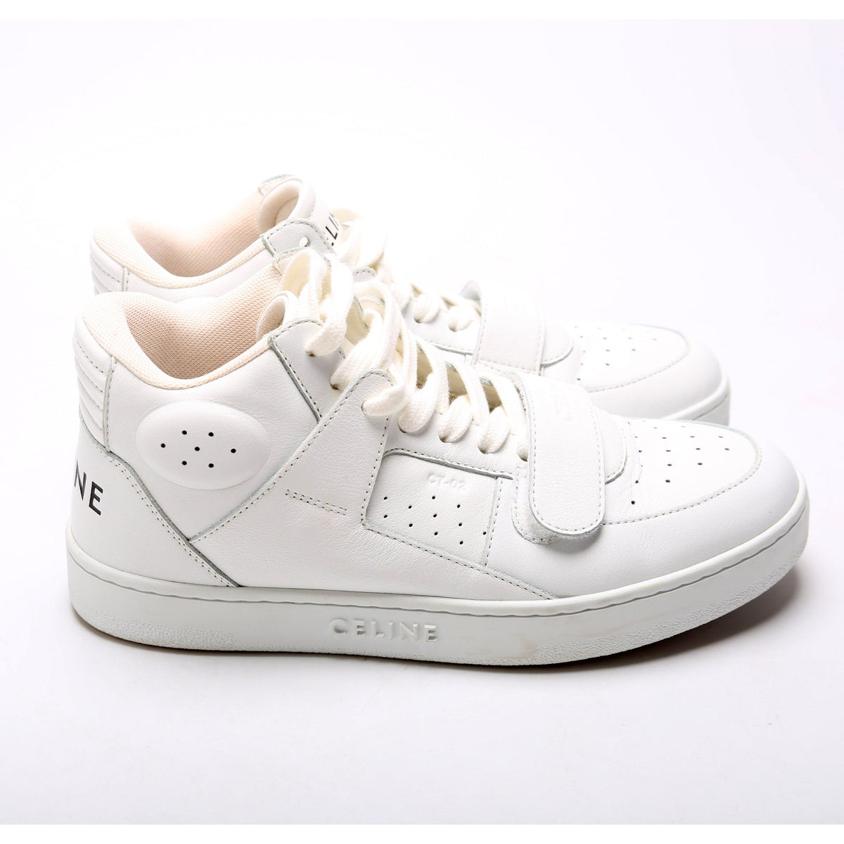 Leather Logo Sneakers Size 36