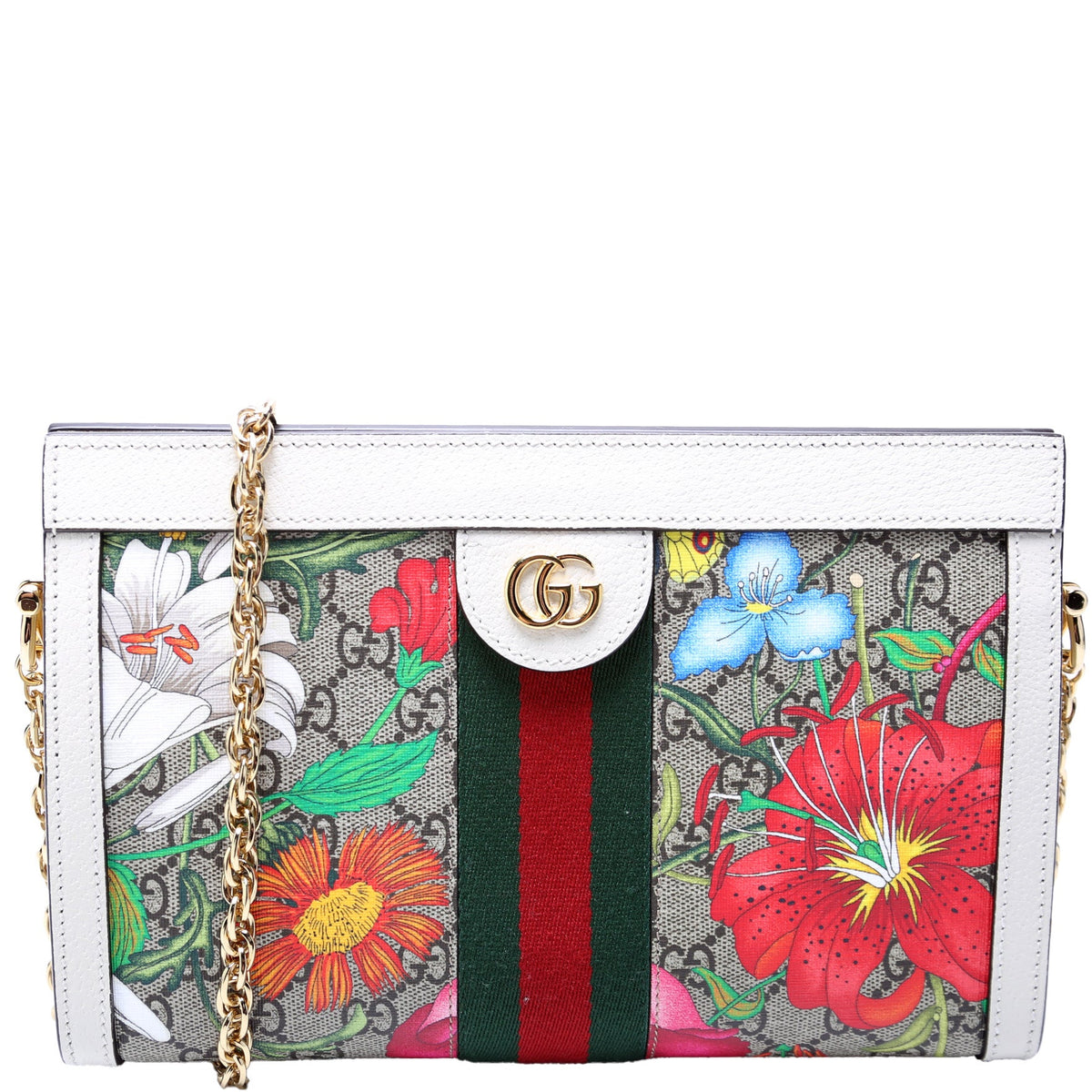 GG Supreme Flora Ophidia Small Chain