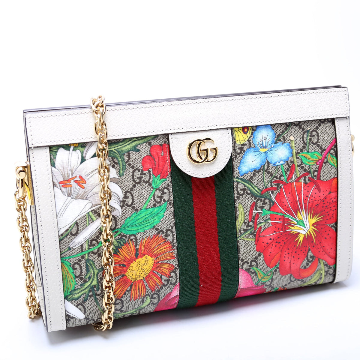 GG Supreme Flora Ophidia Small Chain