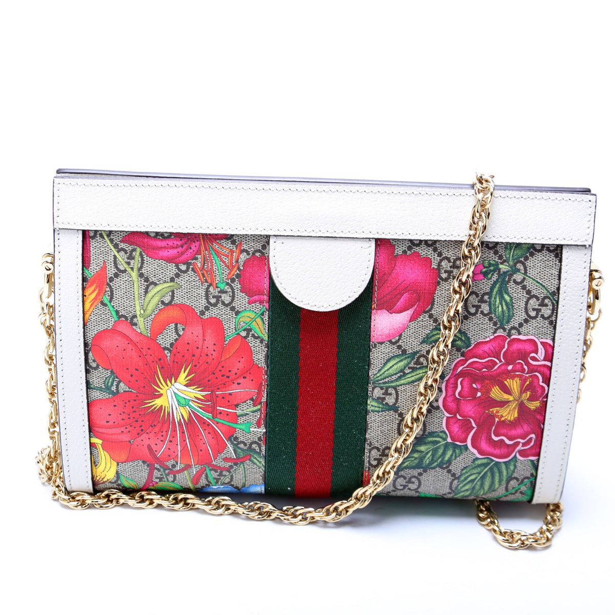 GG Supreme Flora Ophidia Small Chain