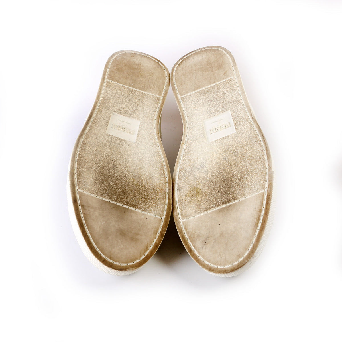 Leather Logo Sneakers Size 37.5