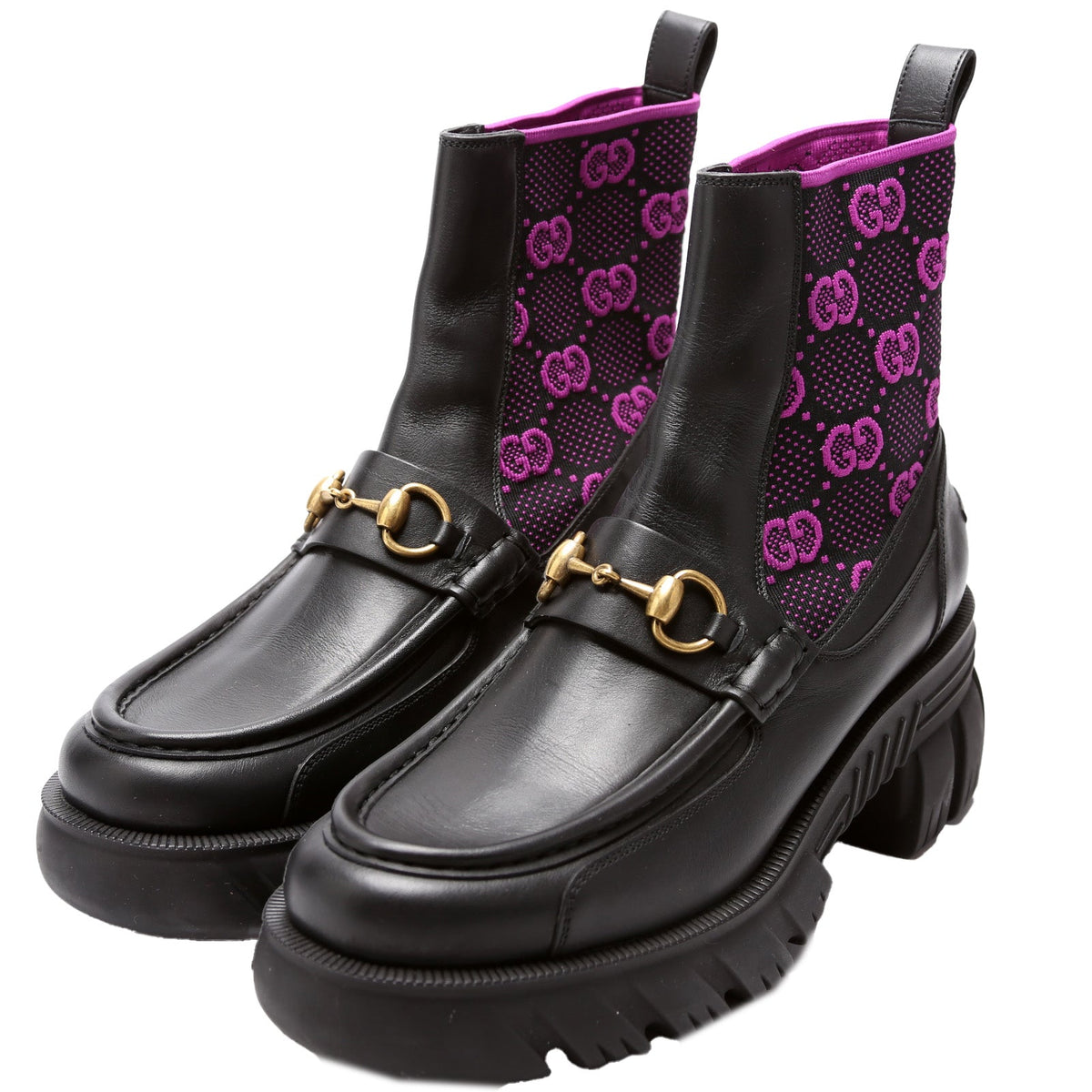 GG Jersey Ankle Boots Size