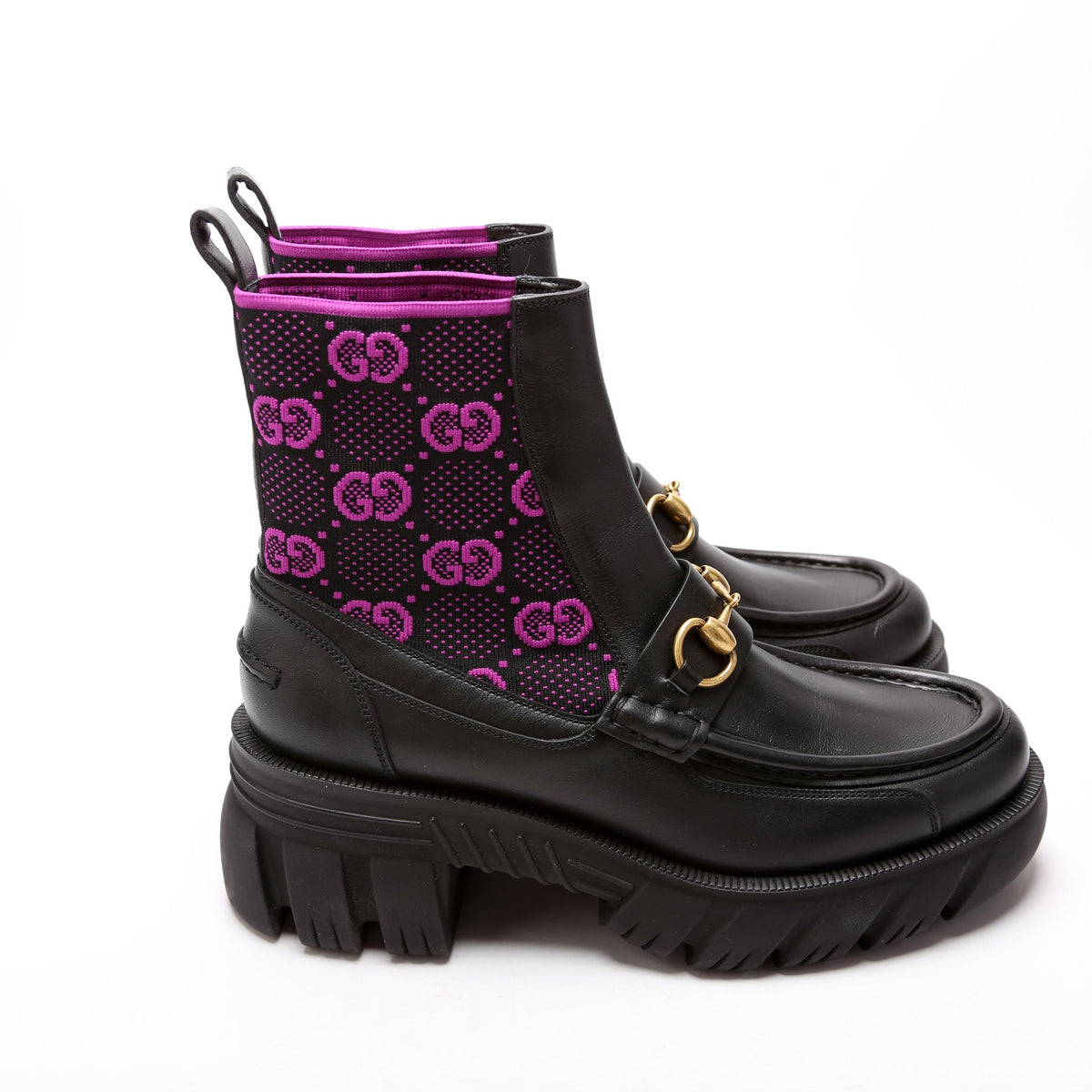 GG Jersey Ankle Boots Size