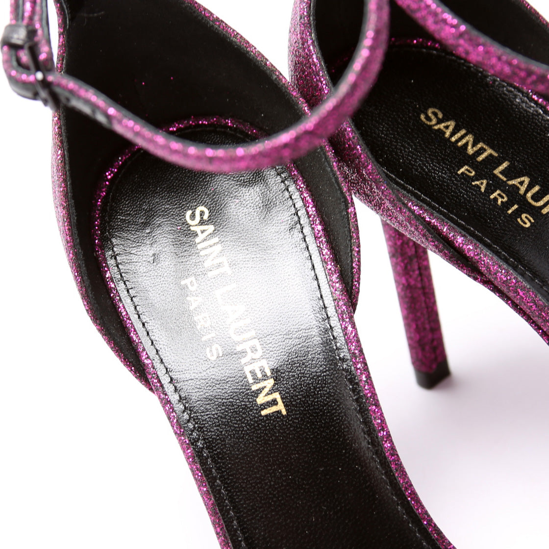 Amber Glitter Heels Size