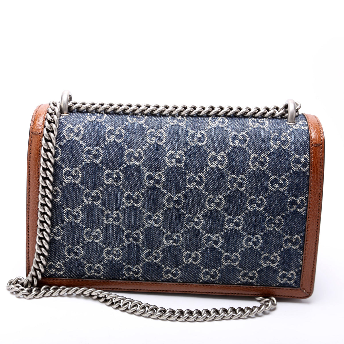 Dionysus GG Denim Shoulder Small