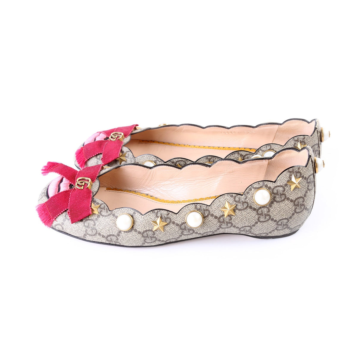 GG Bow Ballet Flats Size .