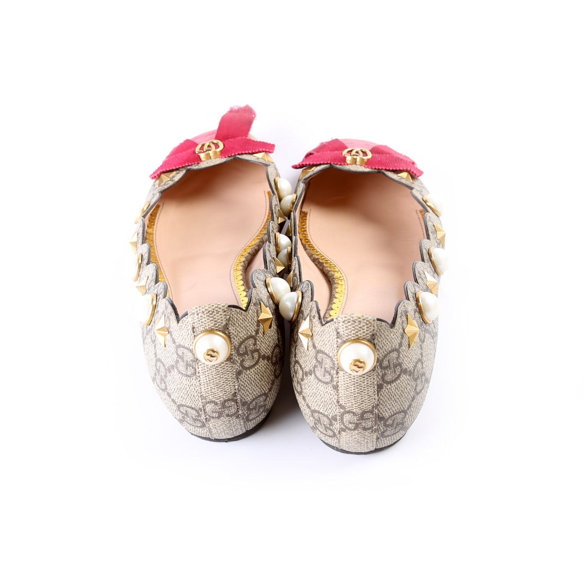 GG Bow Ballet Flats Size .
