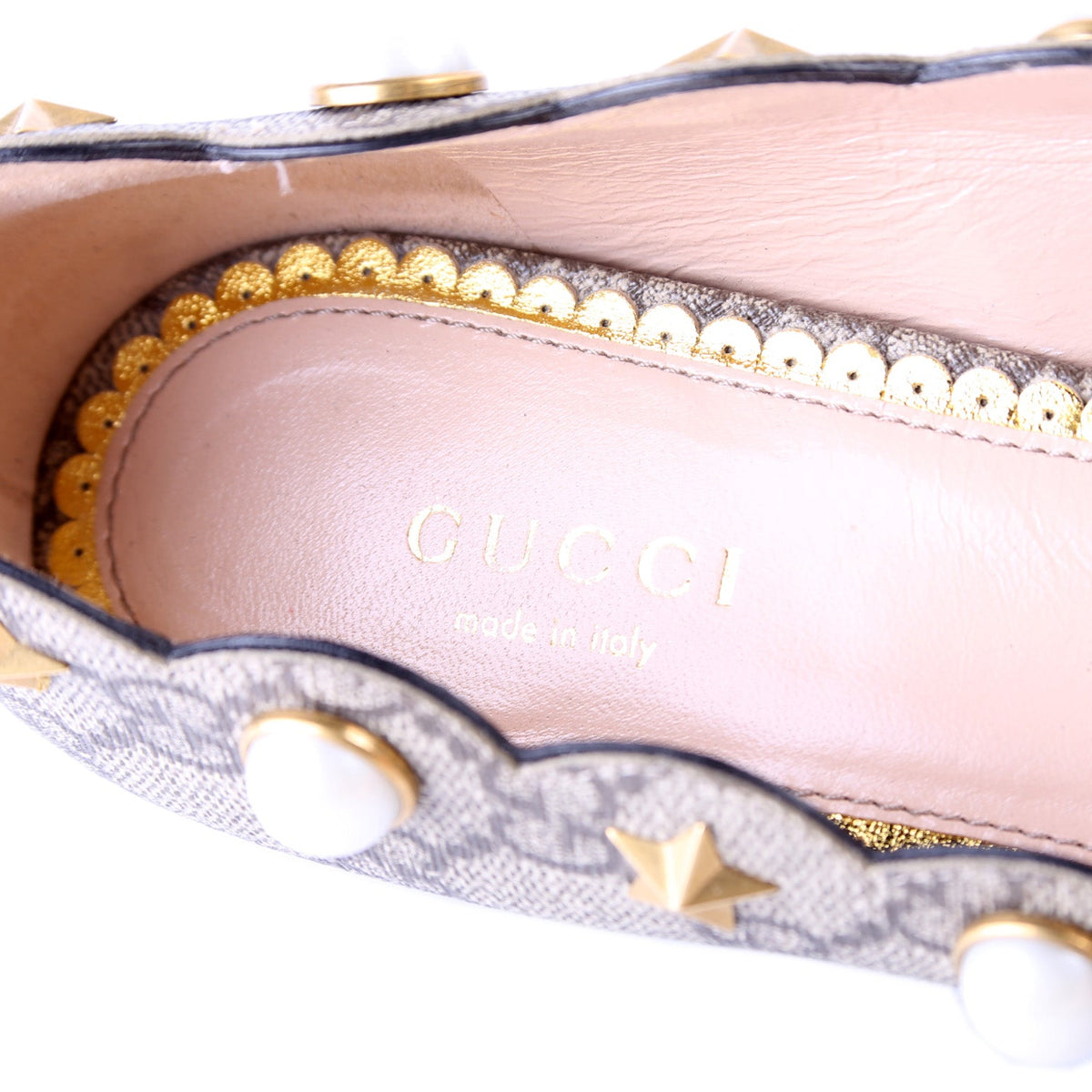 GG Bow Ballet Flats Size .