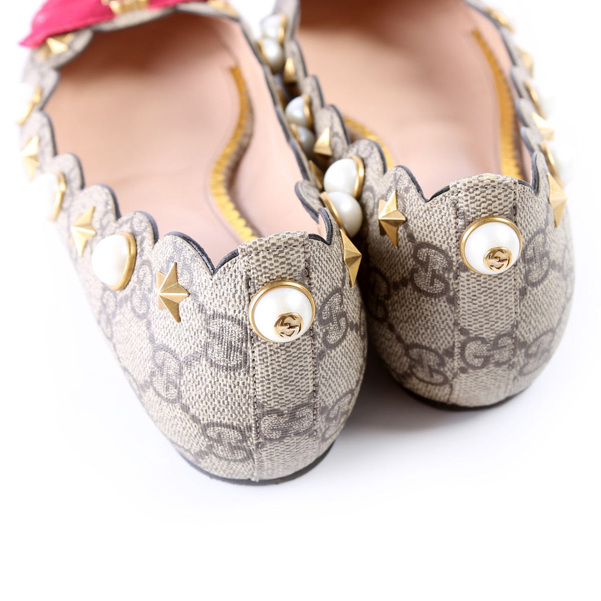 GG Bow Ballet Flats Size .
