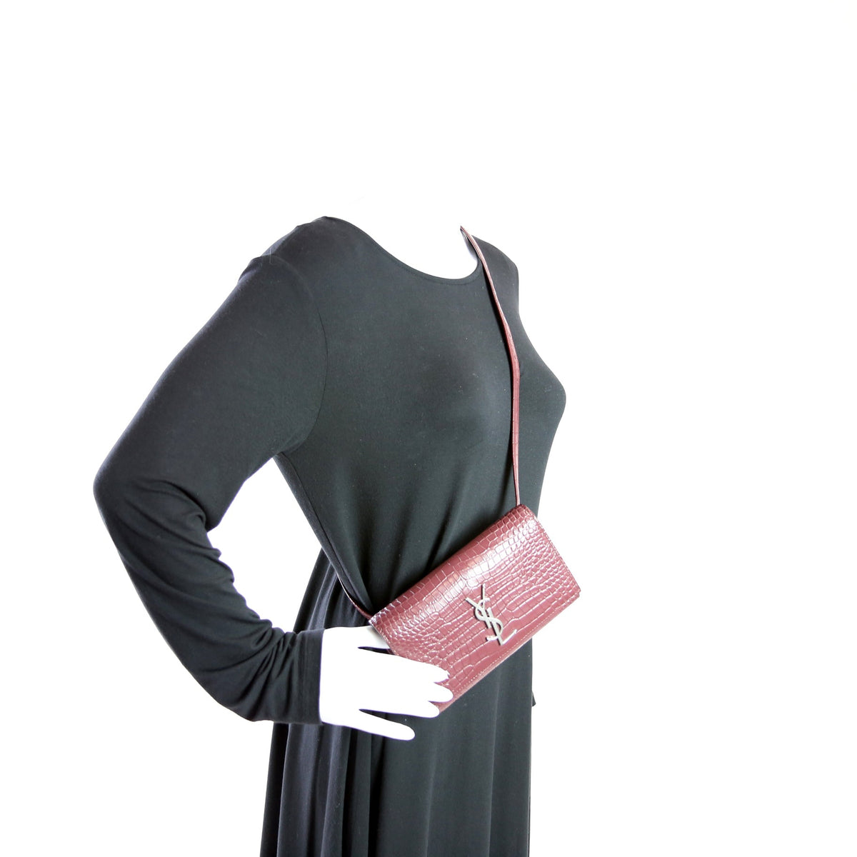 Kate Belt Bag Croc Embossed